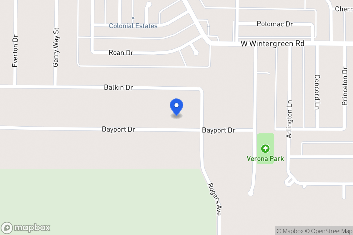 Map of 731 Bayport Dr