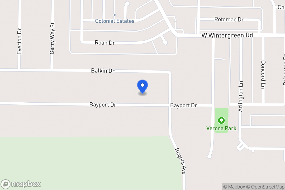 Map of 745 Bayport Dr