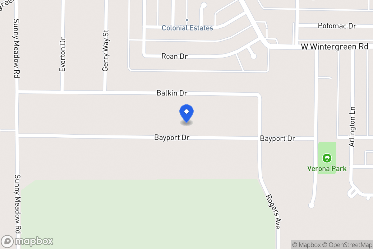 Map of 817 Bayport Dr