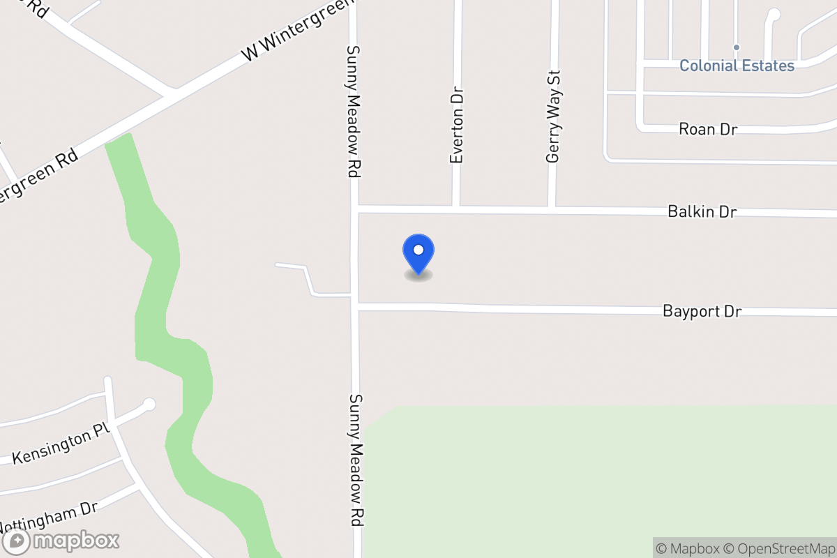 Map of 1107 Bayport Dr