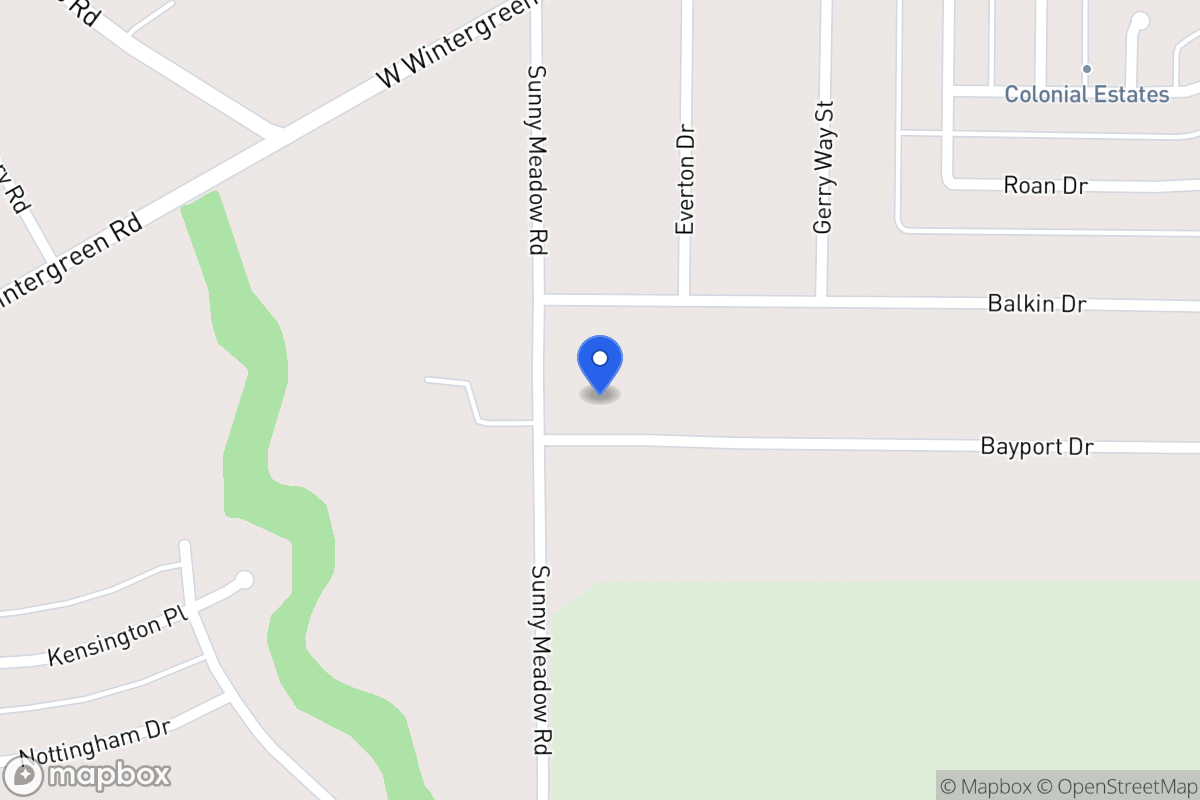 Map of 1117 Bayport Dr