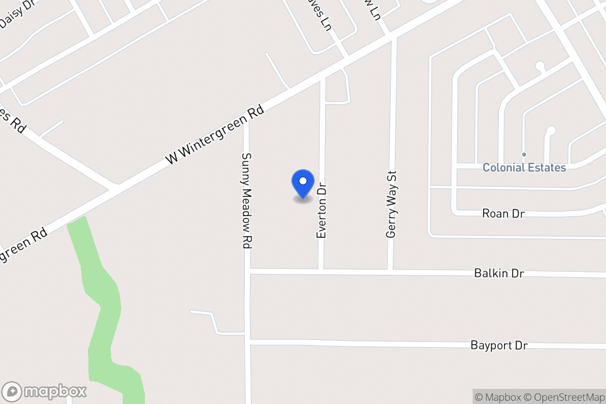 Map of 2537 Everton Dr