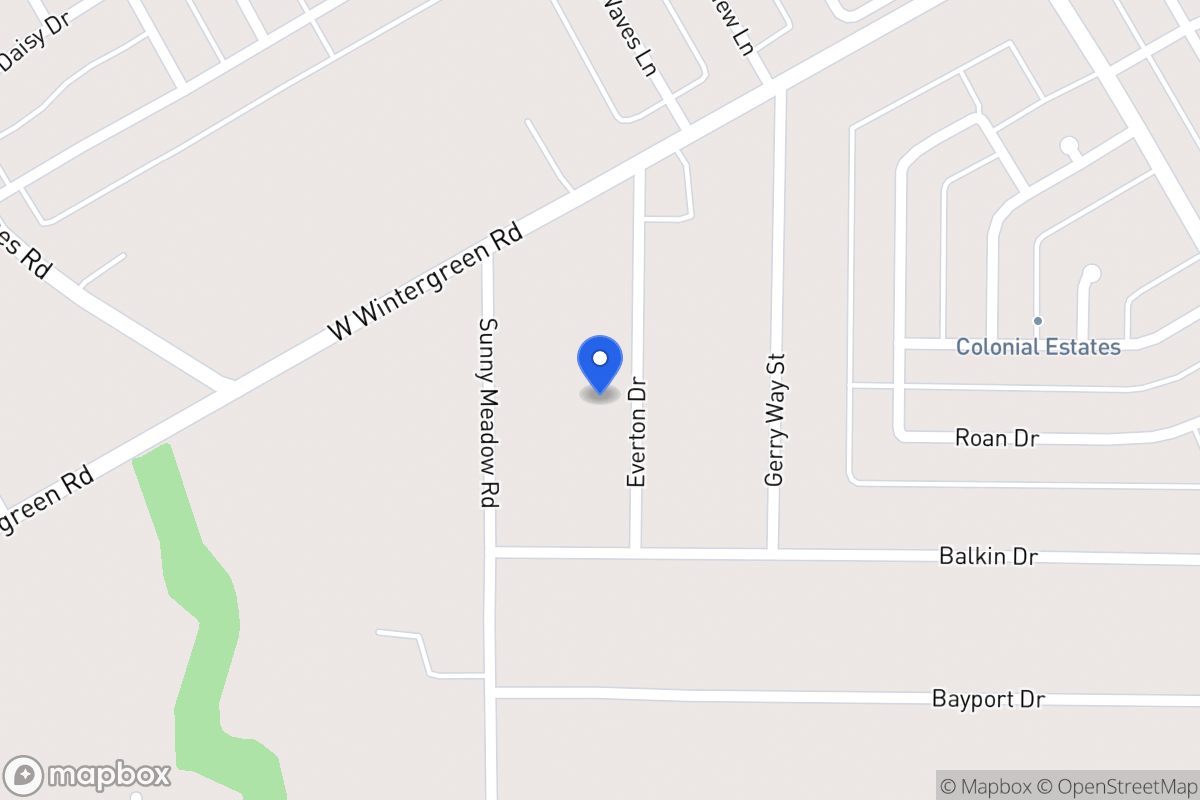 Map of 2541 Everton Dr