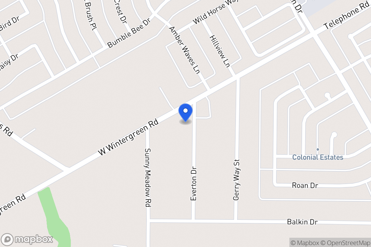 Map of 2609 Everton Rd