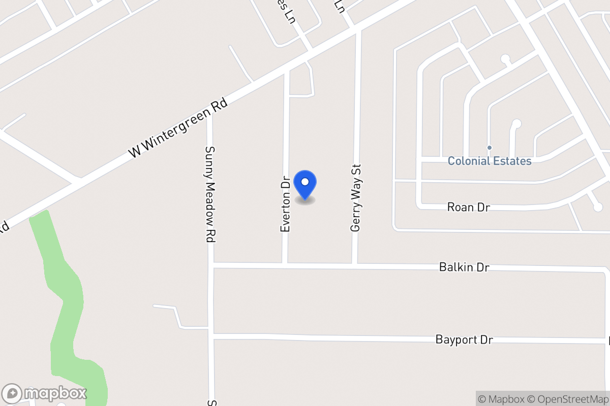 Map of 2530 Everton Dr