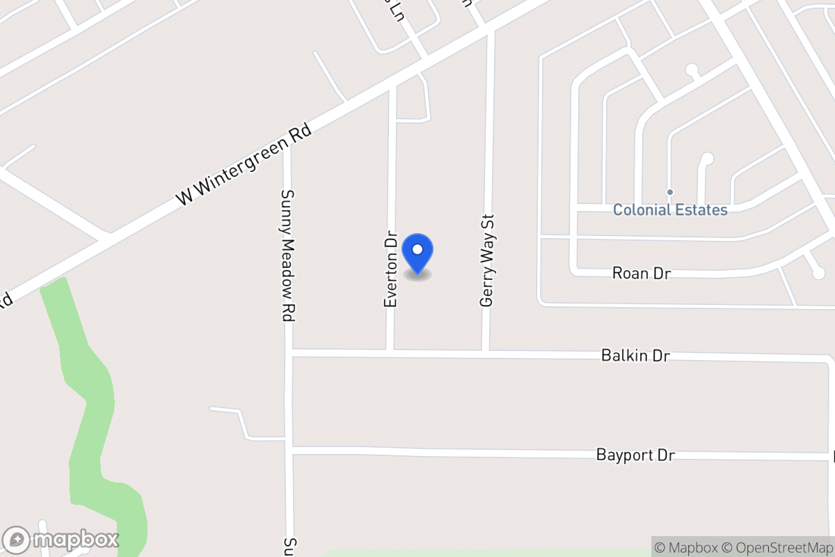 Map of 2526 Everton Dr