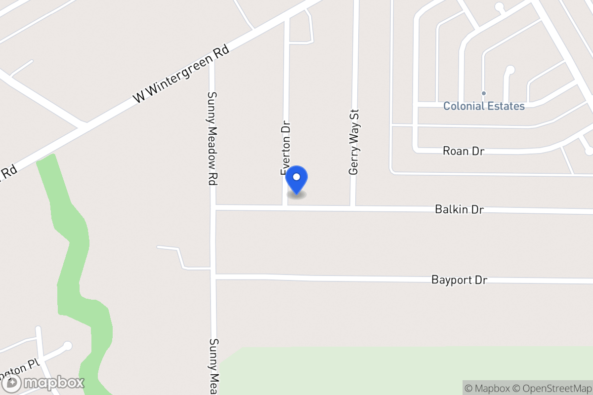 Map of 2508 Everton Dr