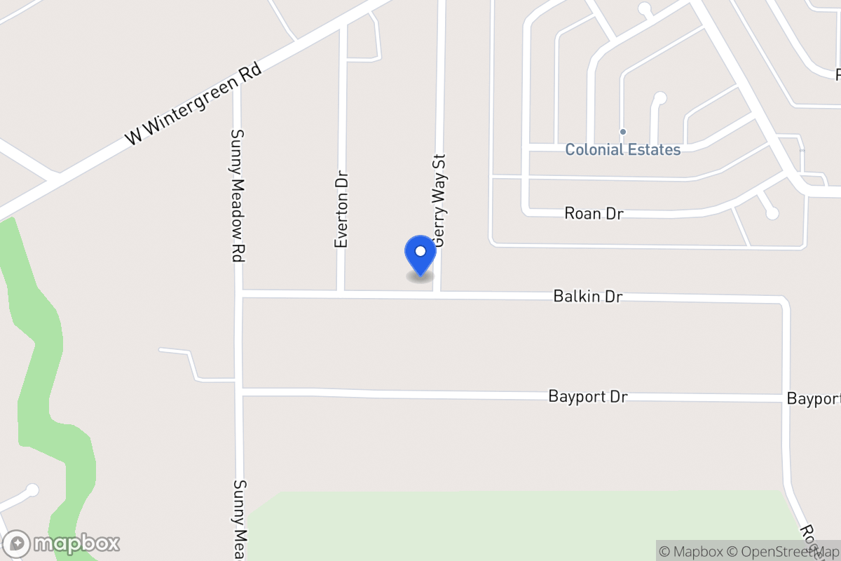 Map of 2503 Gerry Way
