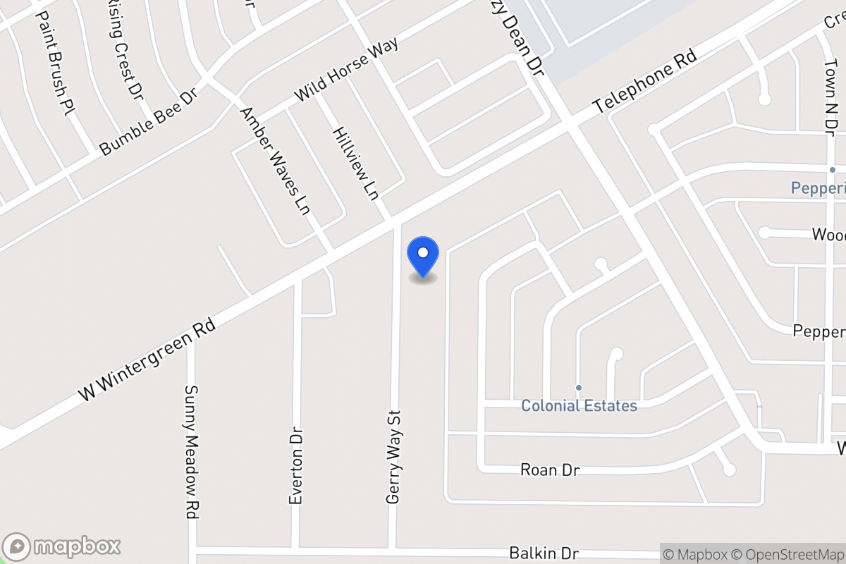 Map of 2674 Gerry Way
