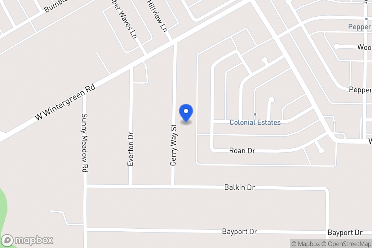 Map of 2554 Gerry Way