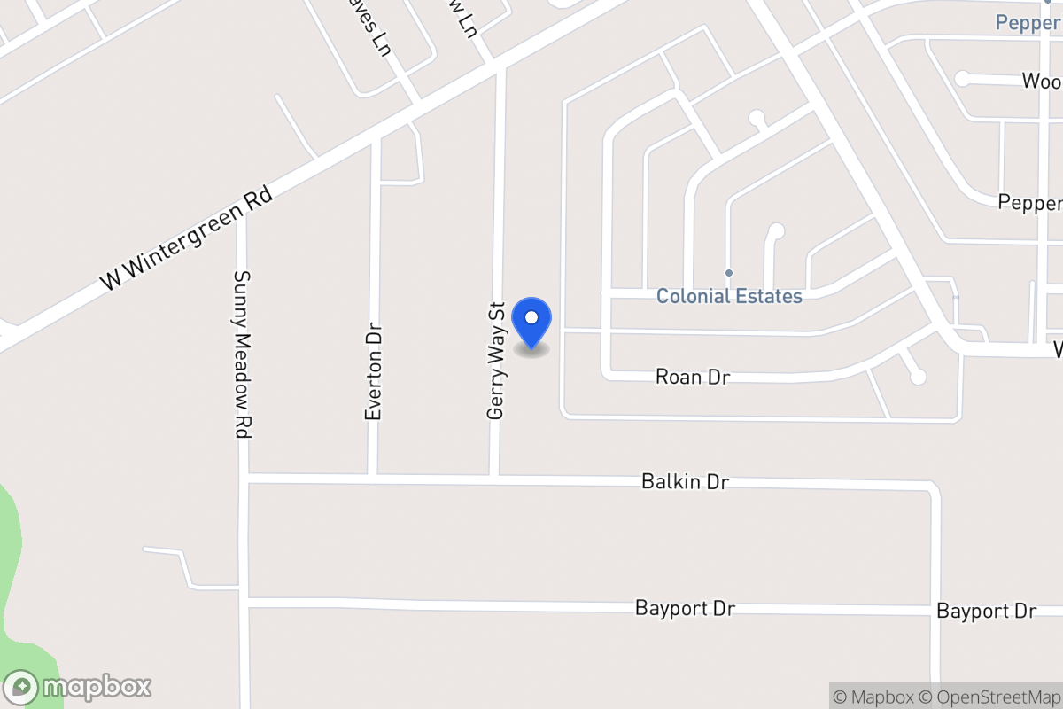 Map of 2538 Gerry Way