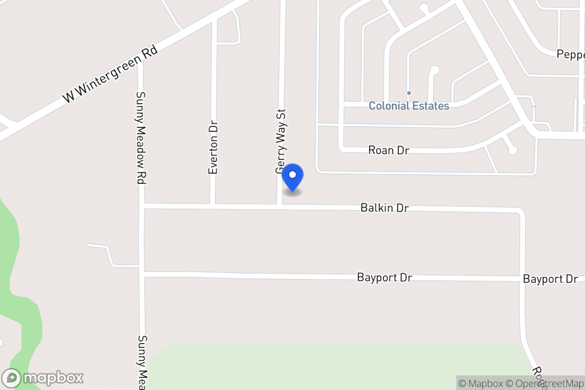 Map of 2512 Gerry Way
