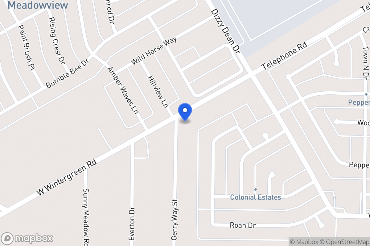 Map of 2686 Gerry Way