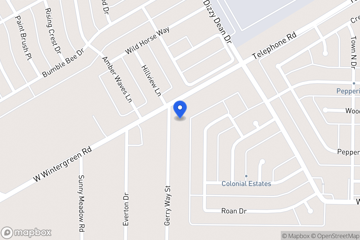 Map of 2682 Gerry Way