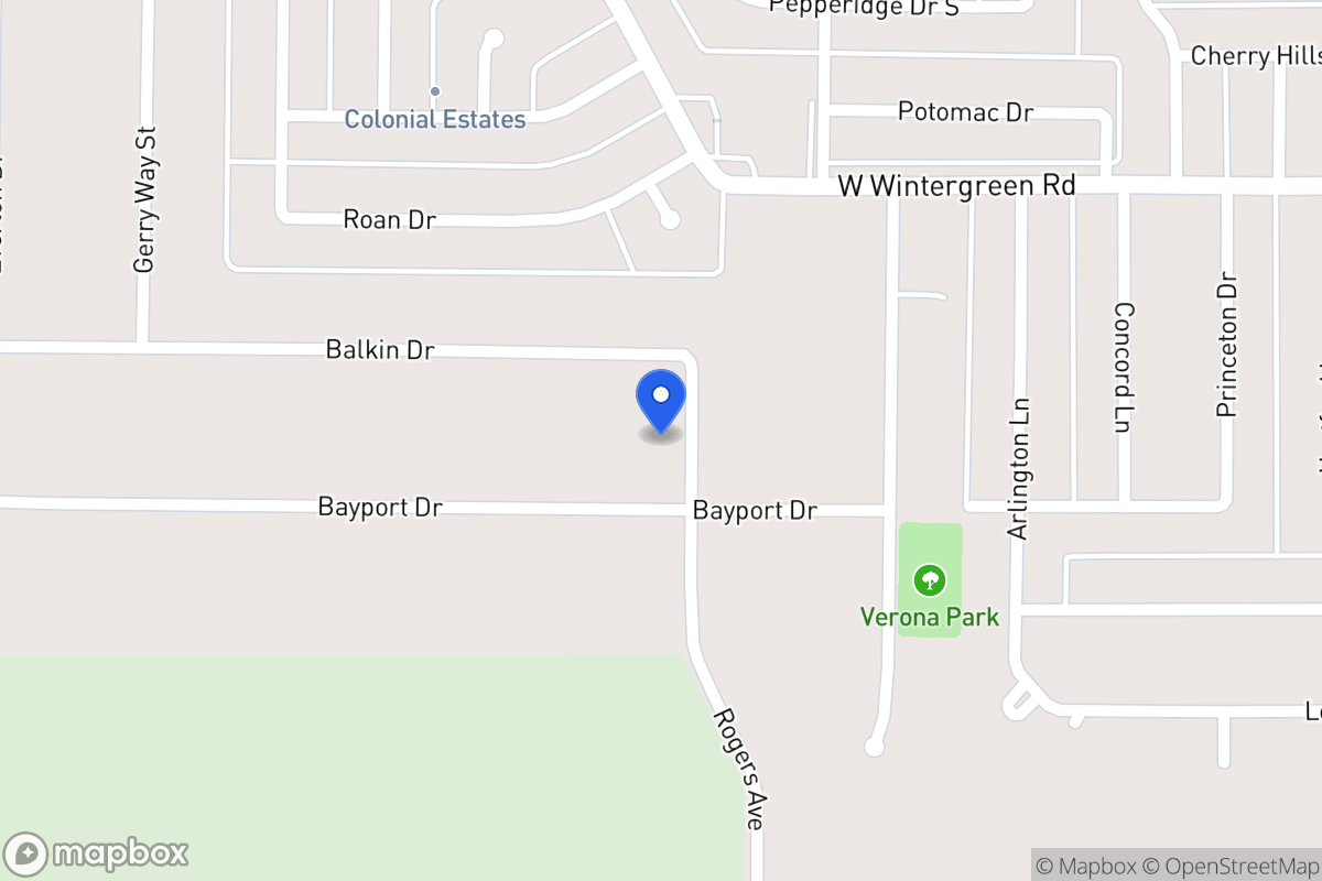 Map of 2405 Rogers Ave