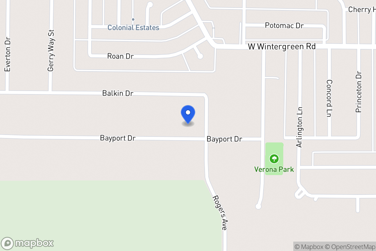Map of 723 Bayport Dr