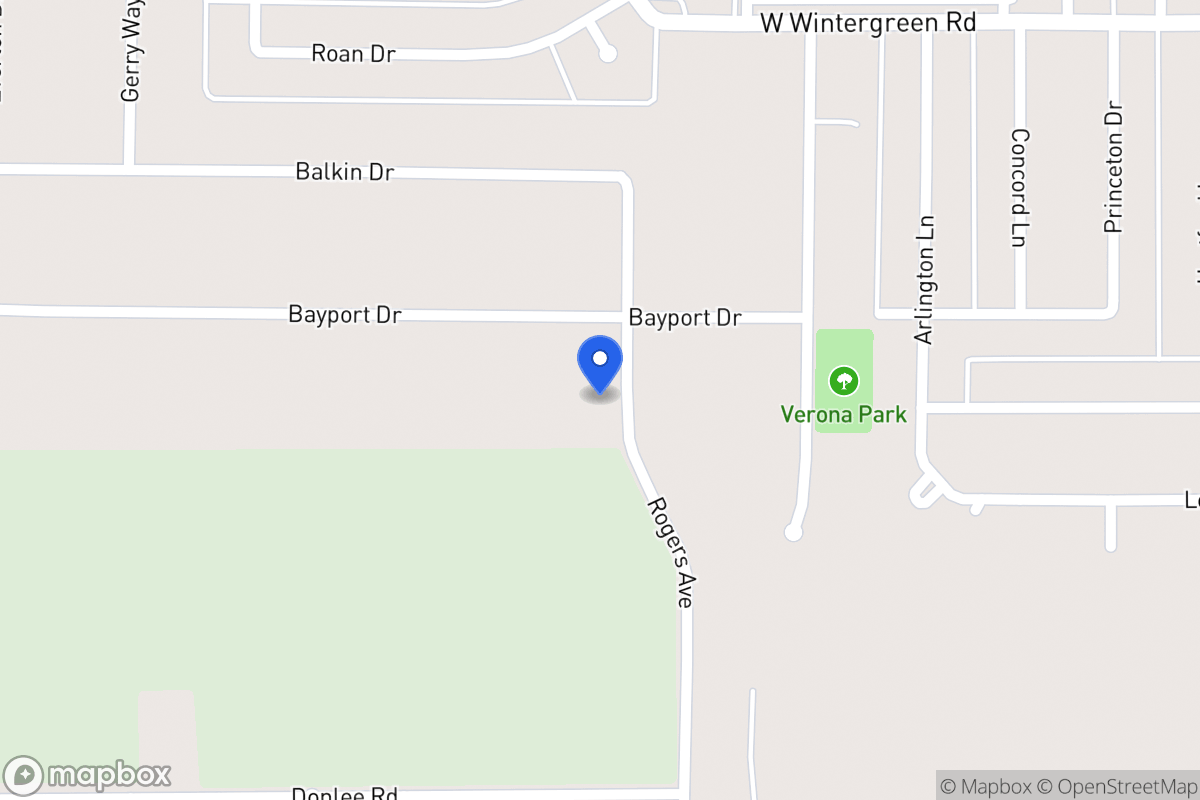 Map of 2315 Rogers Ave
