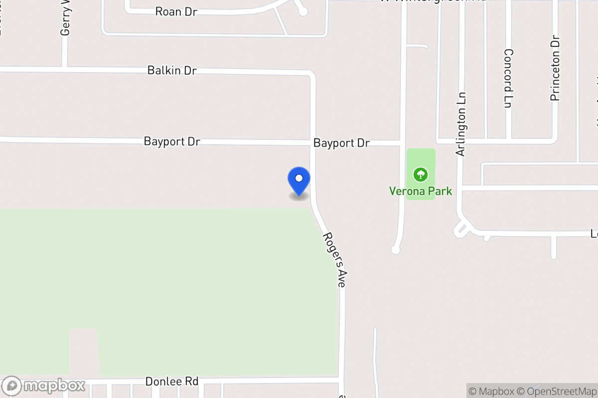Map of 2311 Rogers Ave