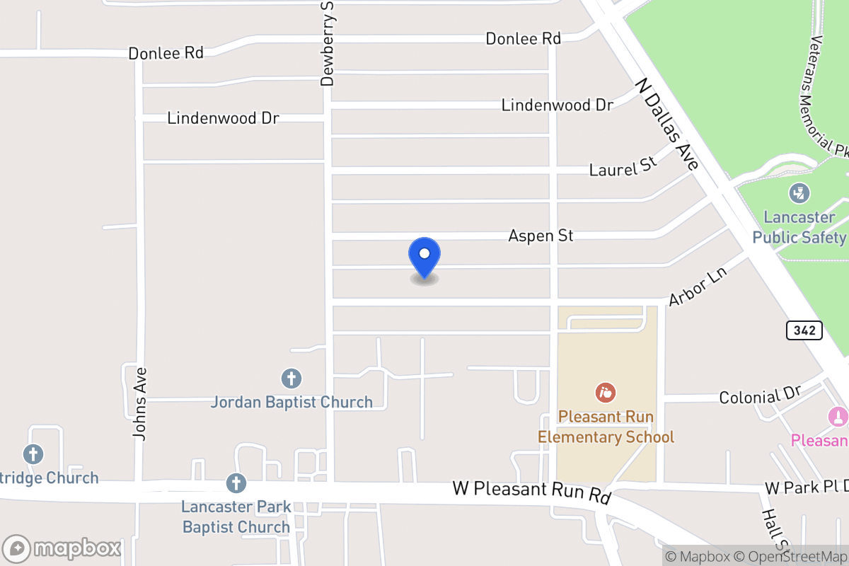 Map of 603 Arbor Ln