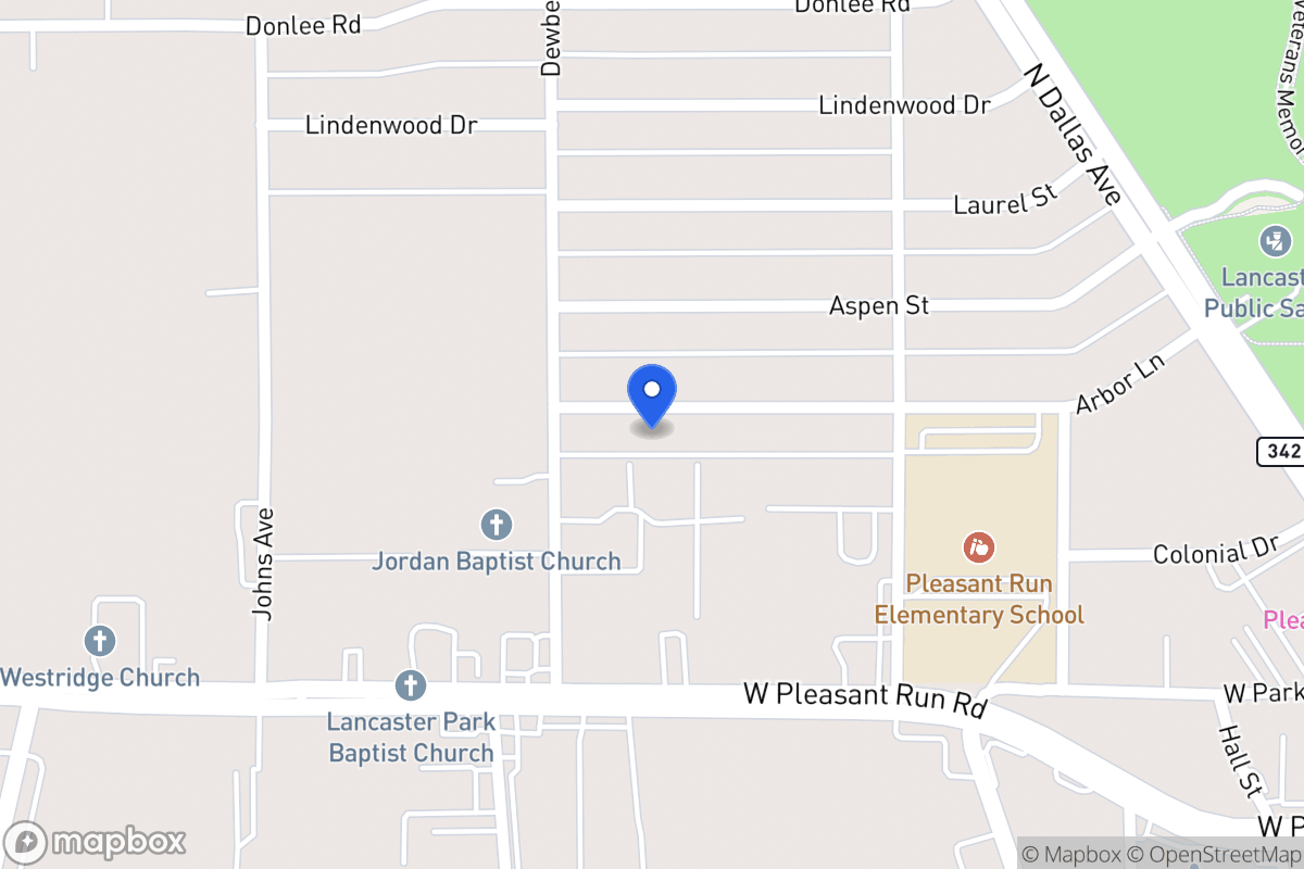 Map of 616 Arbor Ln