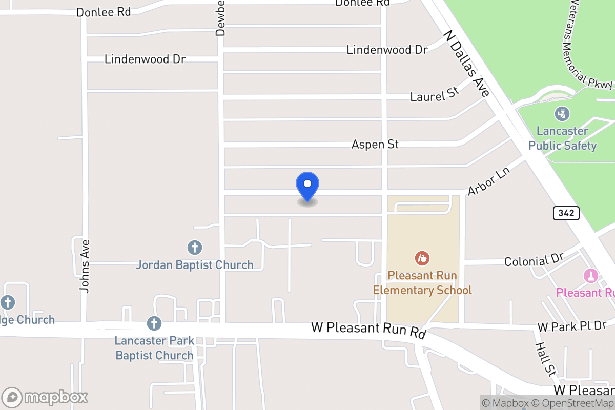 Map of 536 Arbor Ln