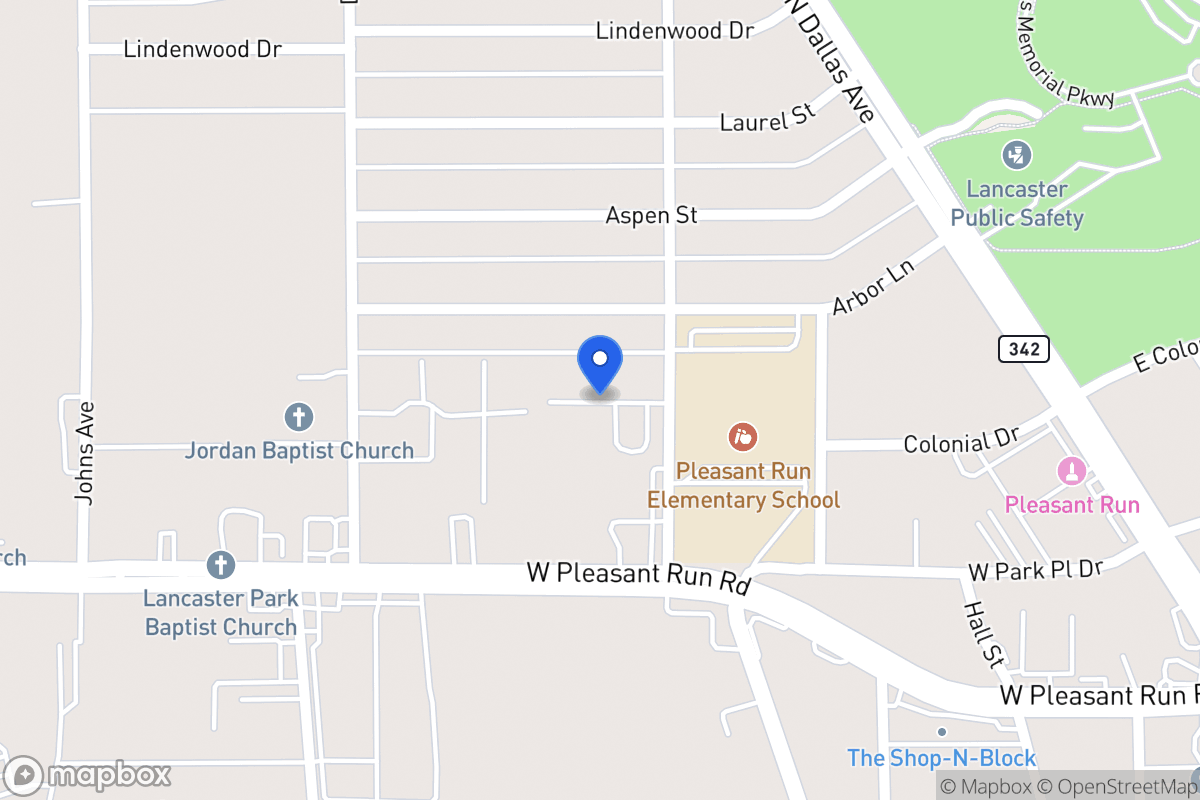 Map of 1513 N Elm St