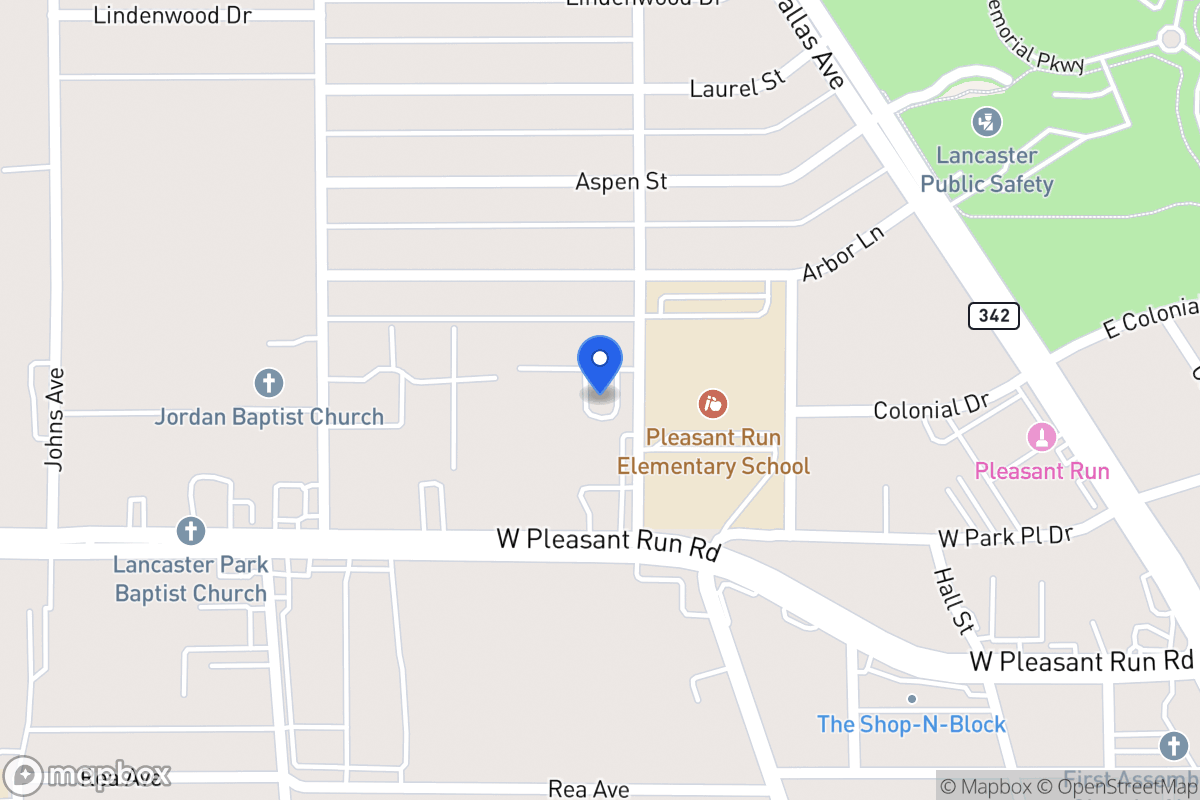 Map of 1411 N Elm St
