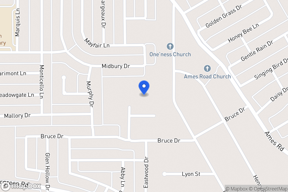 Map of 1726 Riley Rd