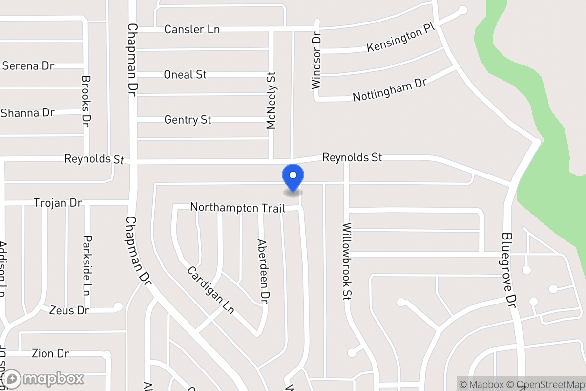 Map of 1707 Northampton Trl