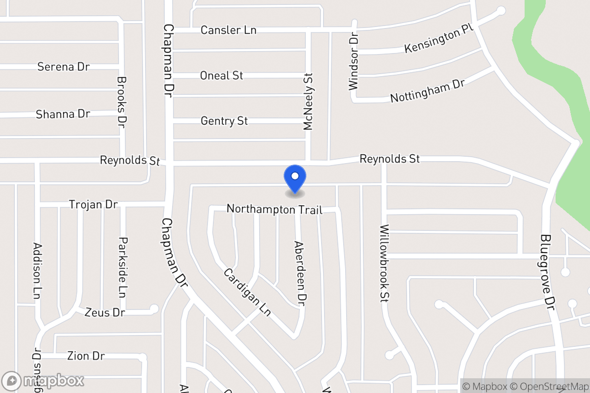 Map of 1723 Northampton Trl