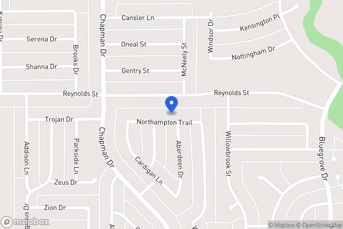 Map of 1727 Northampton Trl