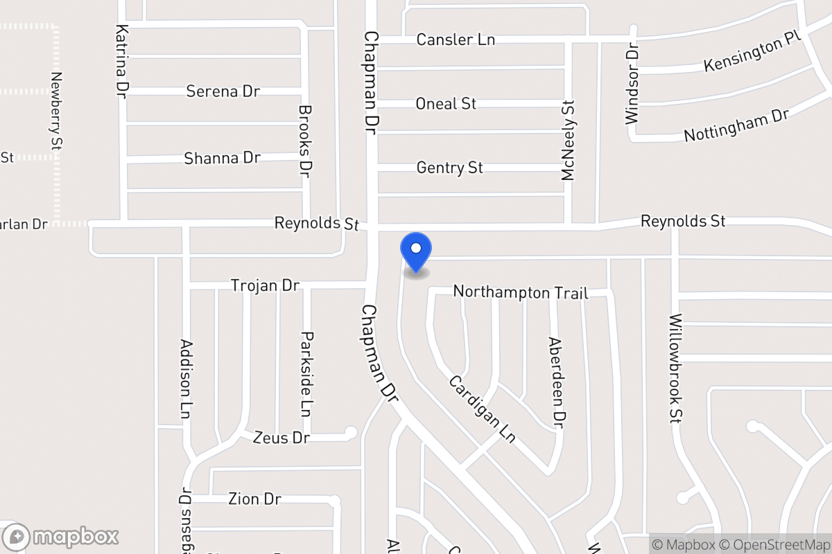 Map of 1565 Cardigan Ln