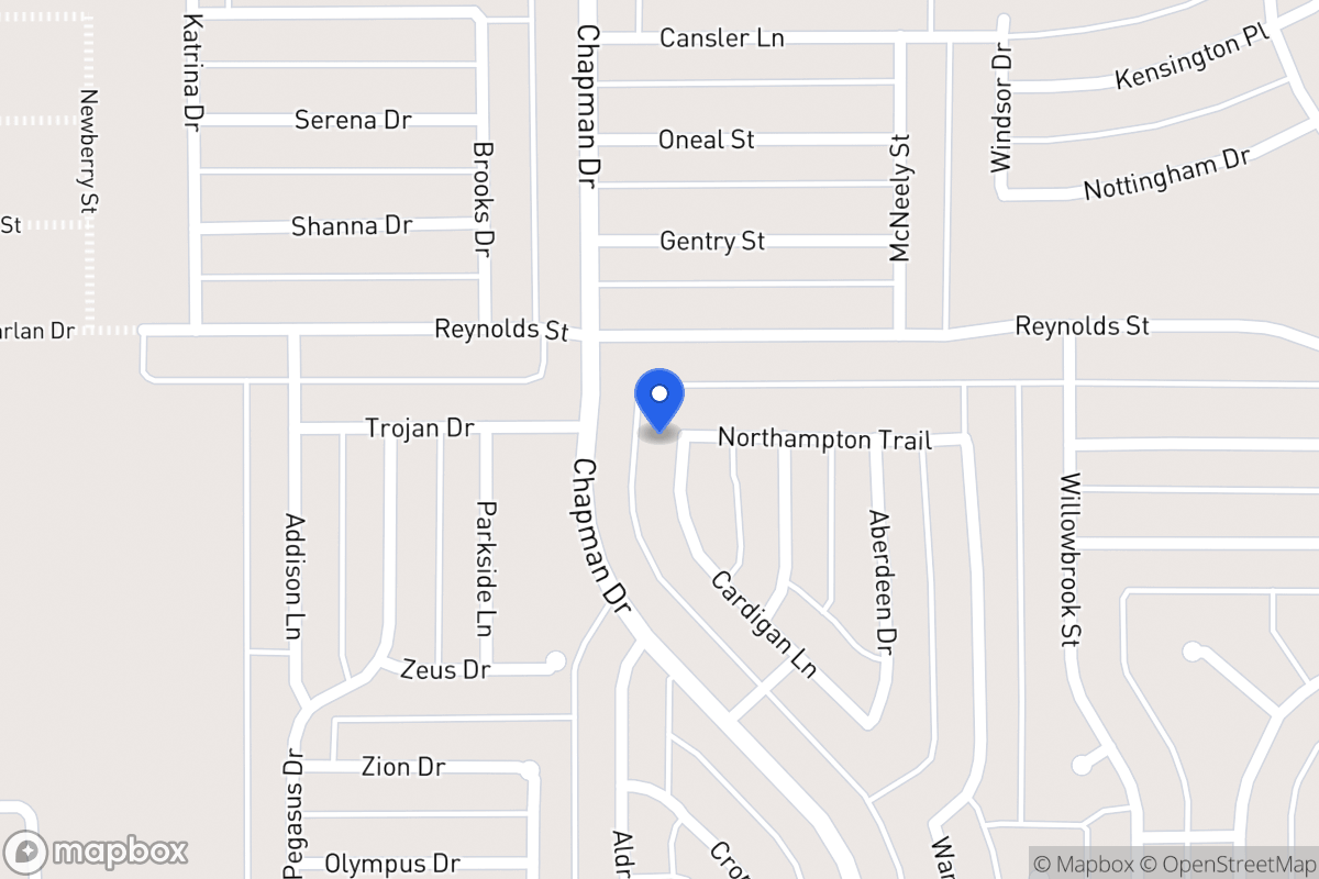 Map of 1561 Cardigan Ln