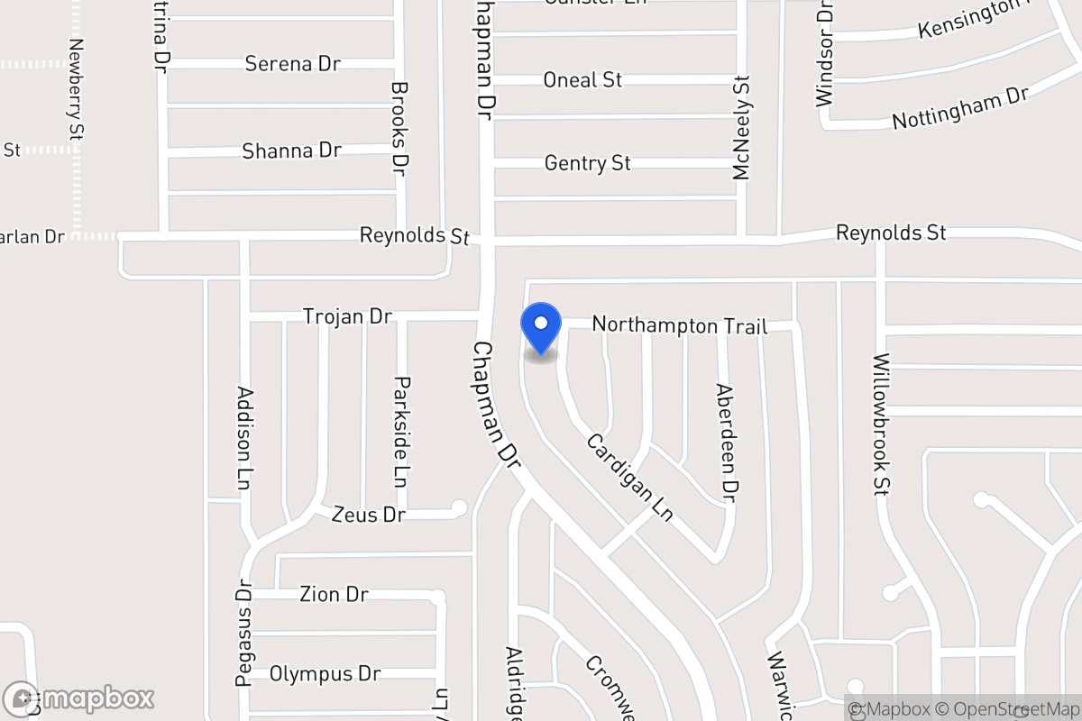 Map of 1551 Cardigan Ln
