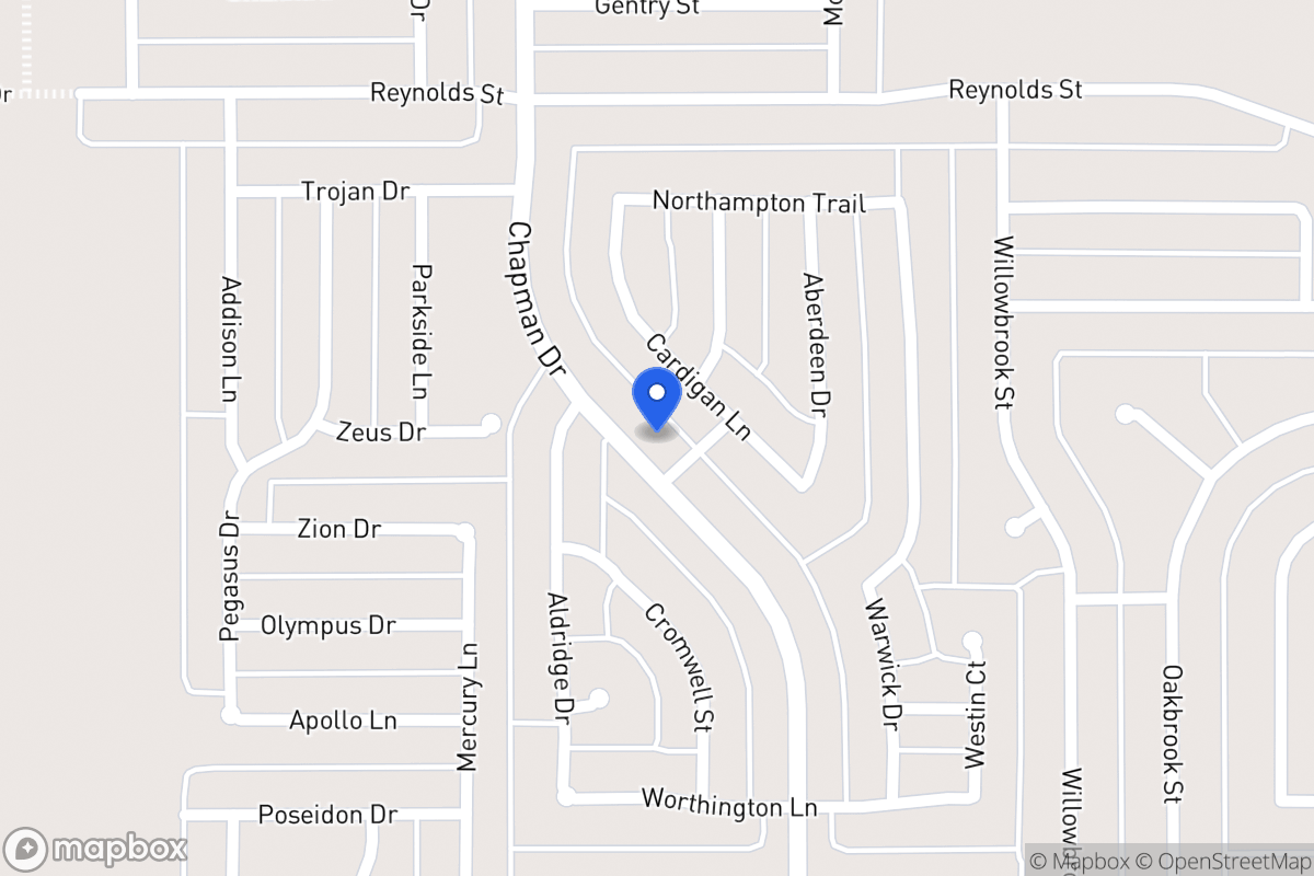 Map of 1506 Chapman Dr