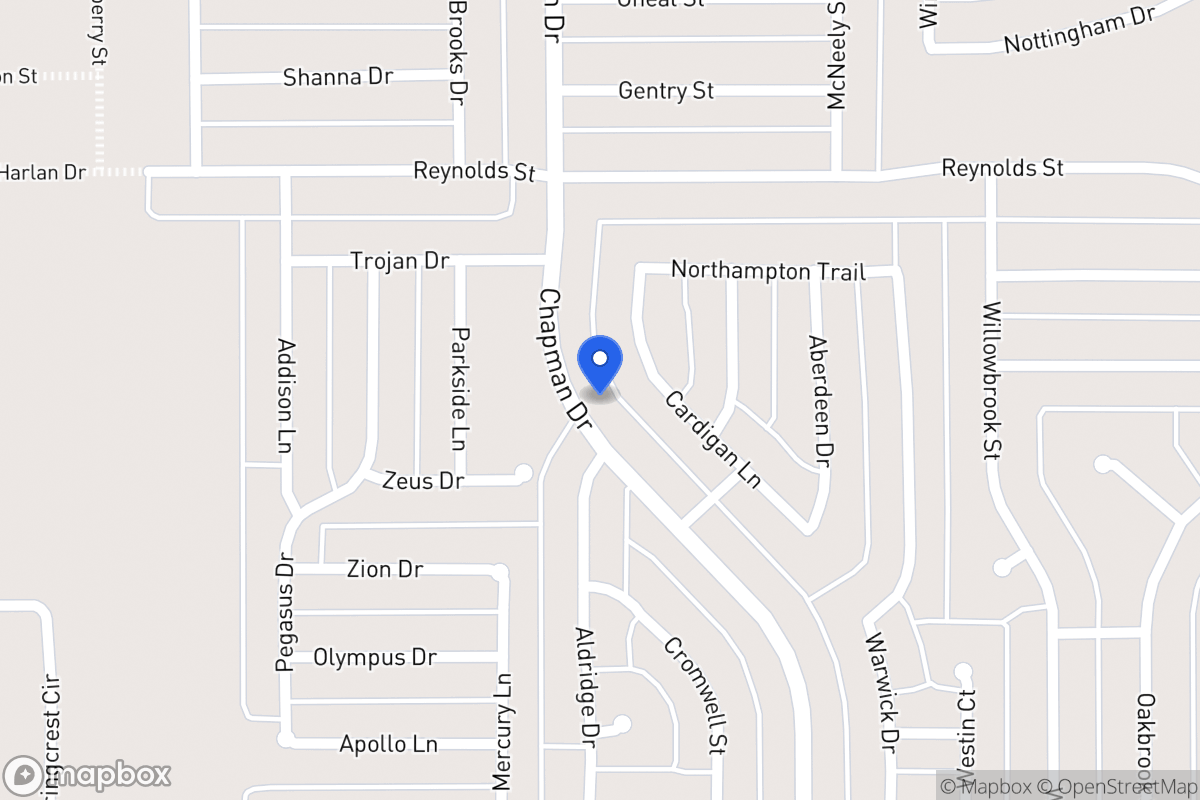 Map of 1530 Chapman Dr
