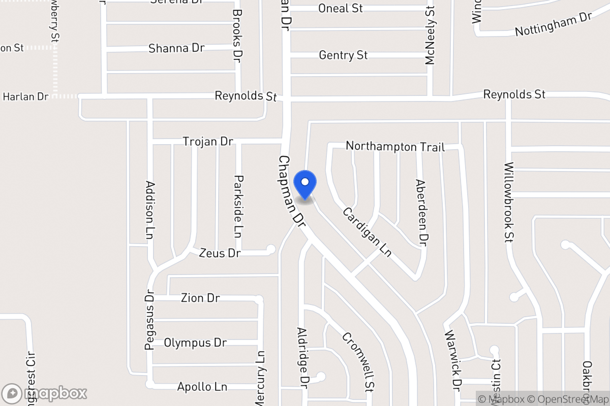 Map of 1534 Chapman Dr