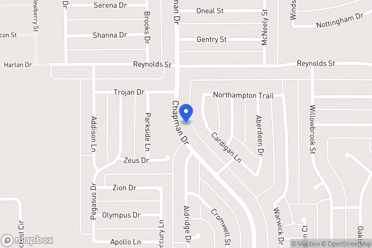 Map of 1538 Chapman Dr