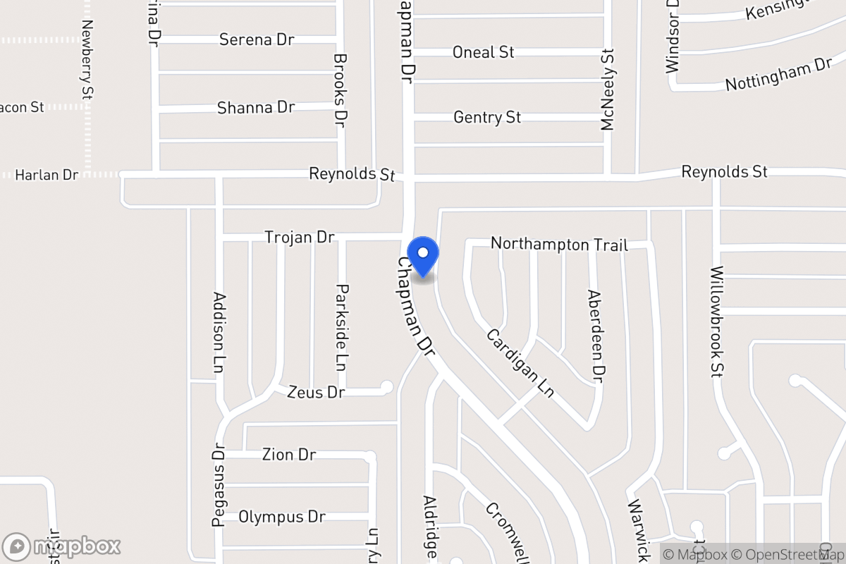 Map of 1546 Chapman Dr
