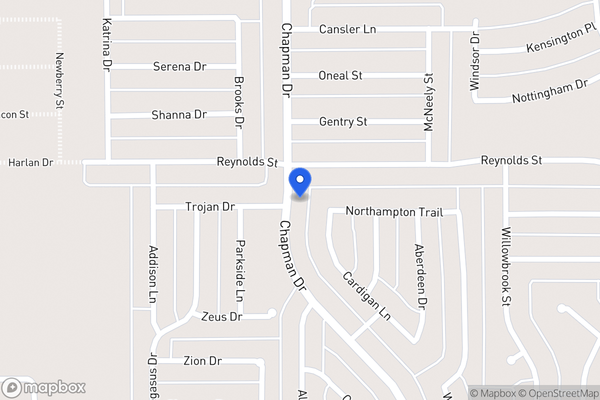 Map of 1562 Chapman Dr
