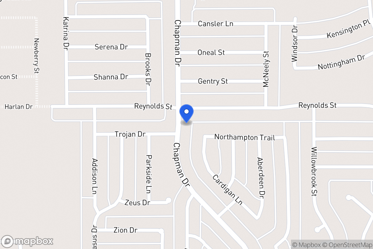 Map of 1566 Chapman Dr