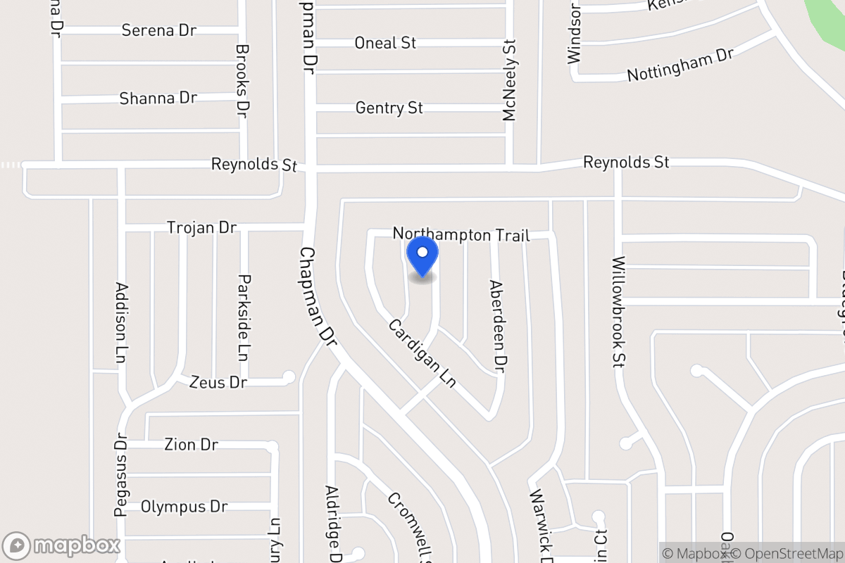 Map of 1543 Birkenhead Ln