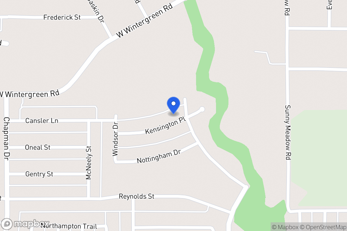 Map of 1531 Kensington Place