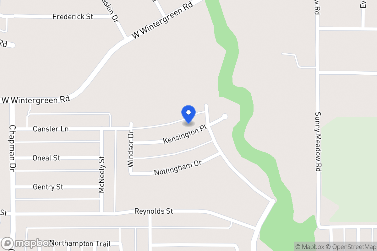 Map of 1535 Kensington Place