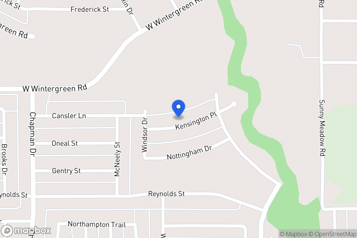 Map of 1551 Kensington Place
