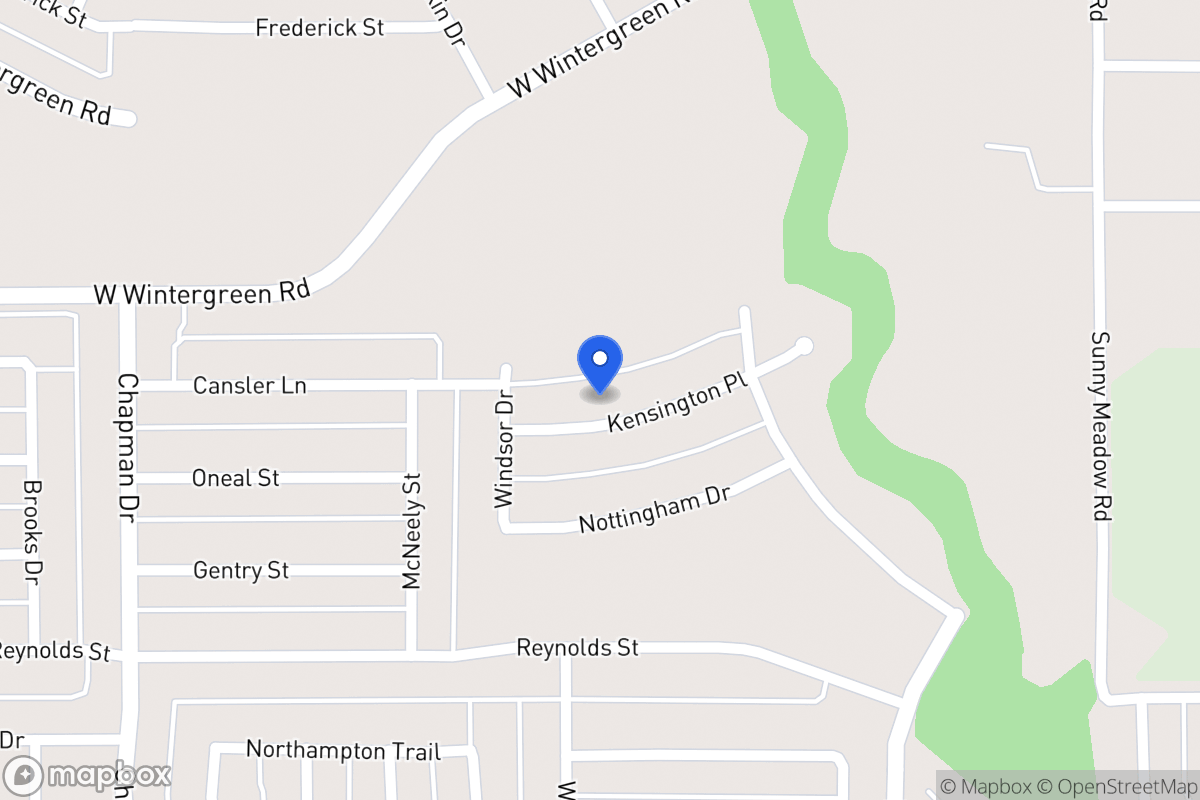 Map of 1555 Kensington Place