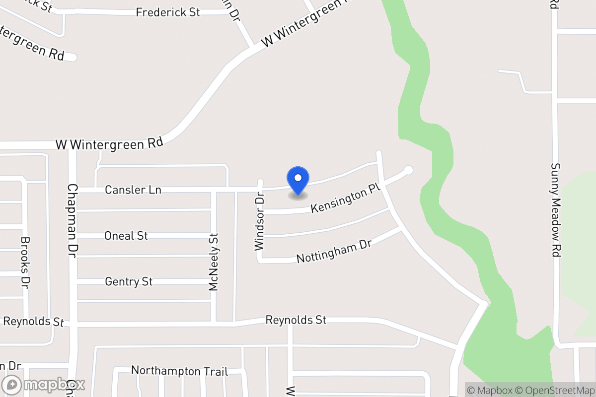 Map of 1559 Kensington Place
