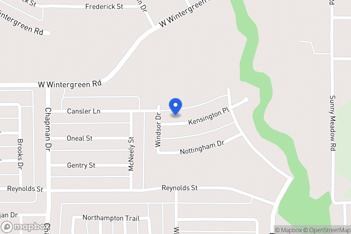 Map of 1563 Kensington Place