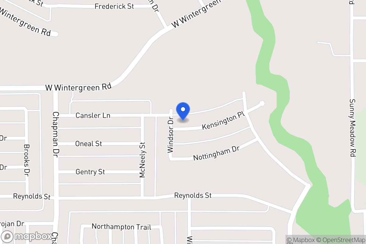 Map of 1567 Kensington Place