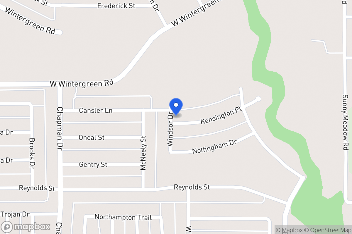 Map of 1571 Kensington Place